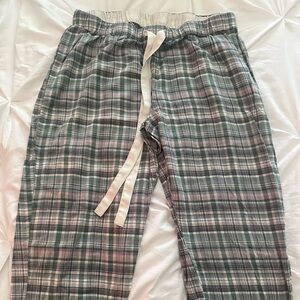 Gilligan & O'Malley Plaid Pajama Pants - Green and Pink
